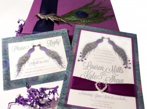 Peacock Wedding Invites are a 2013 trend