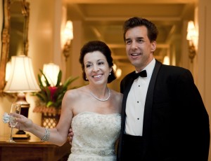 Michael with Joann on her wedding day