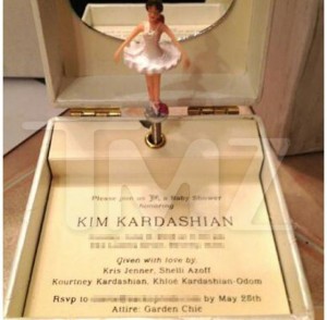 Kim's baby shower invite