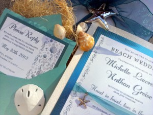 Elegant Beach Musical Invitation